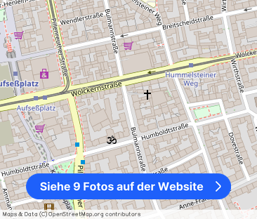 1-ZIMMERWOHNUNG - HELL GEFLIESTES BAD UND WC - LAMINATBODEN - EINBA... - Foto 1