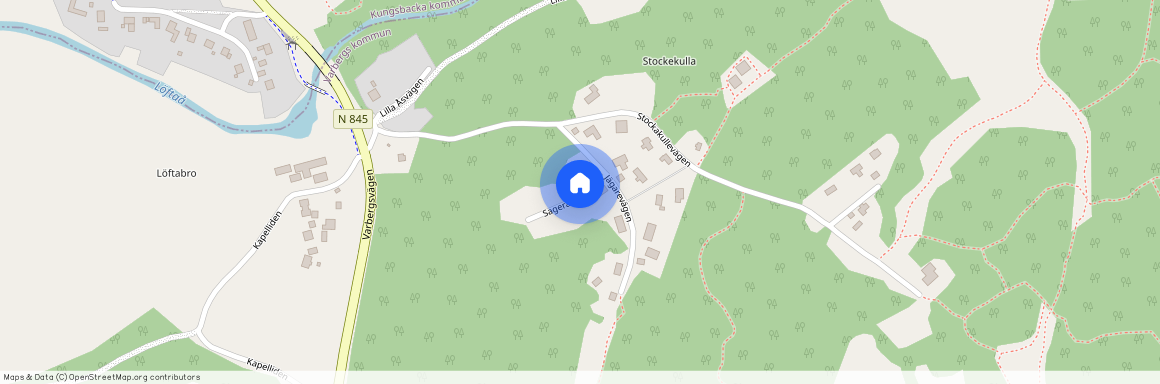 Sagersåsvägen, Stråvalla