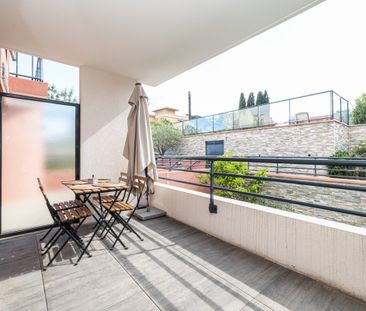 NICE / FABRON - Studio MEUBLE avec terrasse et garage - Photo 2