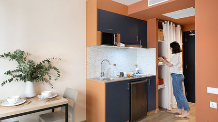 Studio PMR 2ème étage 26 m2 rue - Photo 4