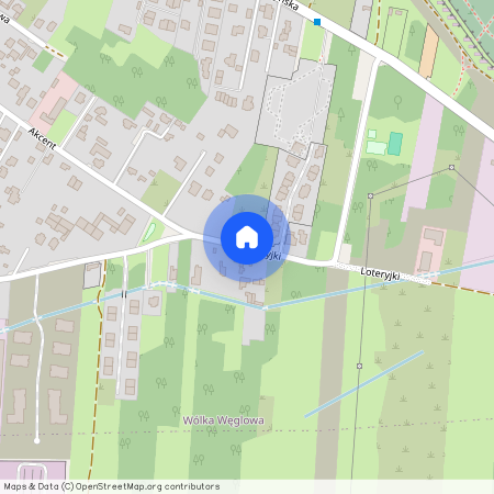 ul. Loteryjki, Wawrzyszew, Bielany, Warszawa, mazowieckie
