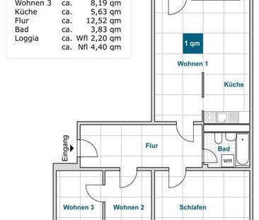 Ansprechende 3-Zimmer-Wohnung mit Duschbad! - Foto 5