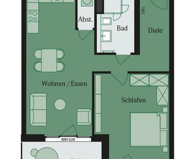 Bezaubernde Single-/Pärchenwohnung im Herzen von Lämmerspiel! - Photo 2