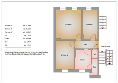 Altbauwohnung mit 3 Zimmern - Photo 5