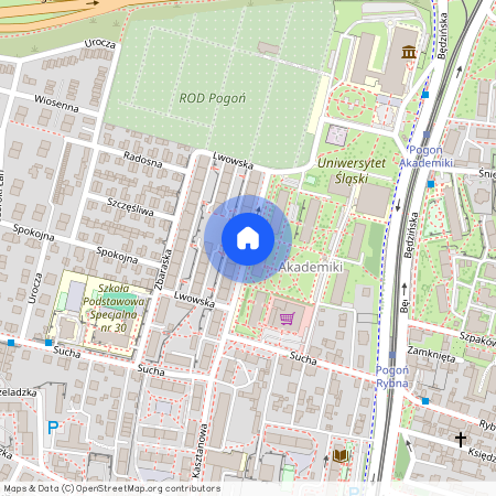 ul. Lwowska, Pogoń, Sosnowiec, śląskie