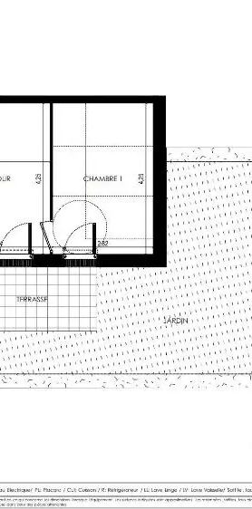Appartement à louer 2 pièces 37.39m² - Photo 1