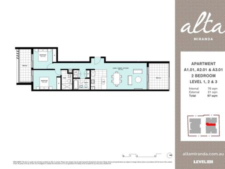 A301/18 Pinnacle Street, Miranda NSW 2228 - Apartment For Rent | Domain - Photo 3