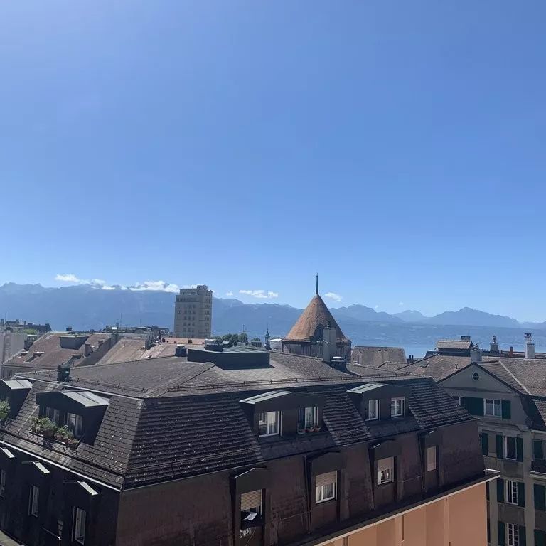 Studio avec vue sur les toits et le lac - Foto 1