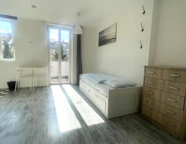 Vybavené studio (1+kk) o velikosti 21 m s balkónem 2,5 m - Photo 1