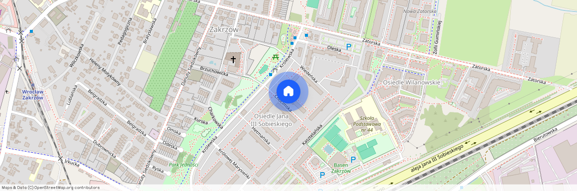 Chocimska - 2 pokoje - bez mebli, Zawidawie, Psie Pole, Wrocław, dolnośląskie