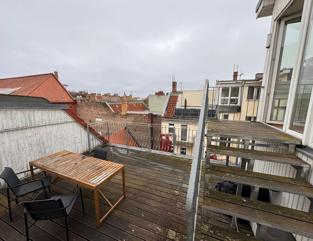 Schönhauser Allee: Dachgeschoss, 3-Zi, 2 Bäder + Terrasse, 137 m² möbliert per SOFORT zu VERMIETEN - Foto 1