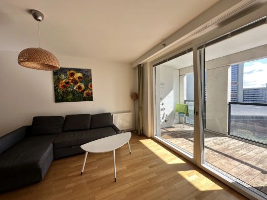 DONAU CITY LIVING: Furnished 2 room apartment with loggia (64 m2 total space) ***** free from 01.04.2026 ***** - Photo 1