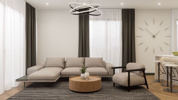 4.5 rooms new on the ground floor with garden, ideal for a family - Foto 1