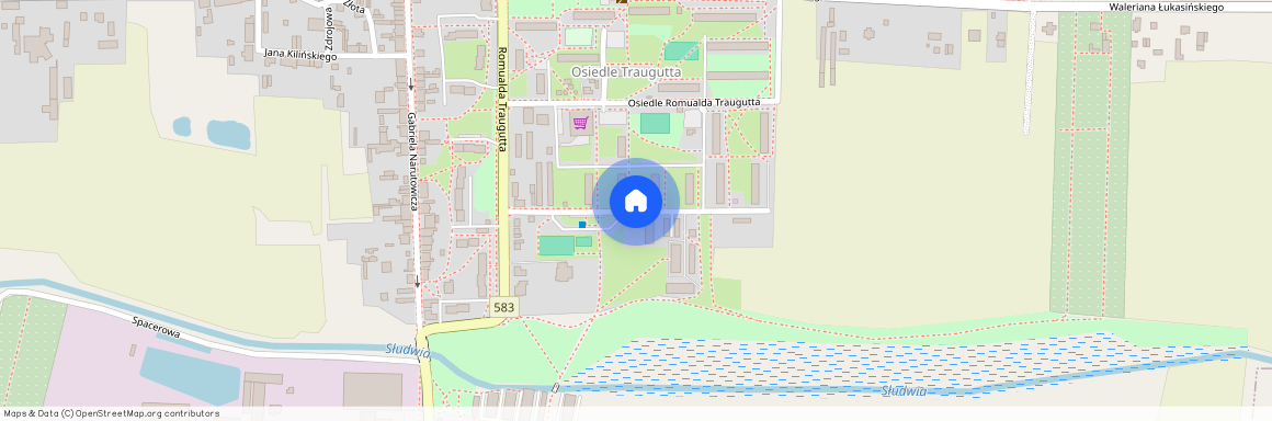 ul. Łąkowa, Żychlin, Żychlin, kutnowski, łódzkie