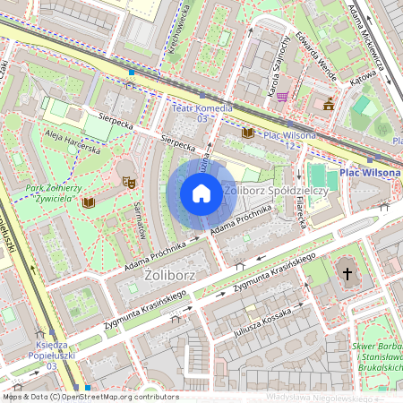 ul. Pawła Suzina, Stary Żoliborz, Żoliborz, Warszawa, mazowieckie