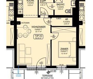 Traumhafte 2-Zimmer-Gartenwohnung in Seitenstetten - Foto 2
