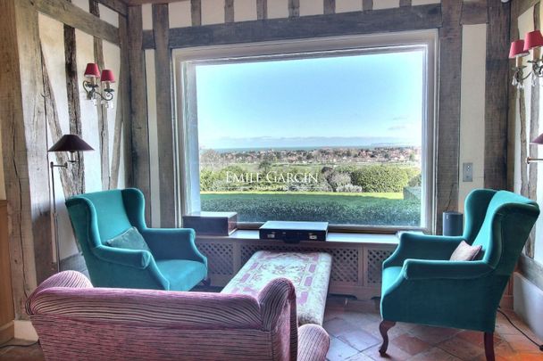 Propriété exceptionnelle surplombant le champ de course avec une vue mer - Piscine - Salle de cinéma - Photo 1