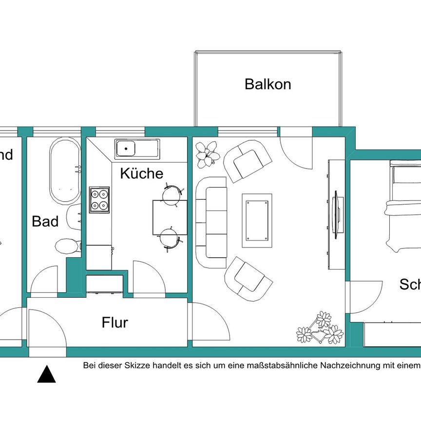 3-Zimmer-Wohnung mit Balkon zu vermieten. Ihr neues Zuhause im schönen Marburg! - Photo 1