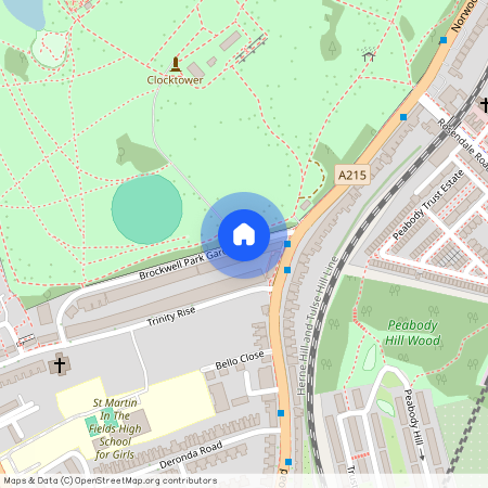 Brockwell Park Gardens, Herne Hill, London, SE24