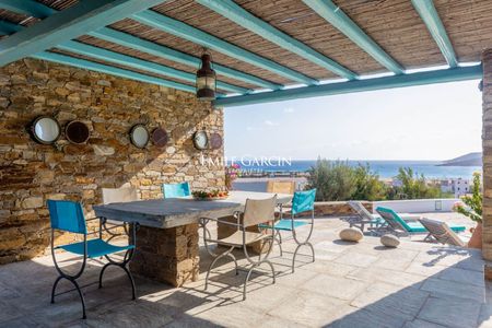 Sérénité en Bord de Mer : Villa Cycladique avec Vue Panoramique à Louer à Ios - Photo 4