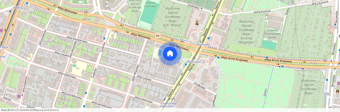 al. Wiśniowa, Borek, Krzyki, Wrocław, dolnośląskie