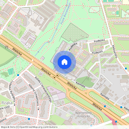 ul. Podłęska, Bieżanów, Bieżanów-Prokocim, Kraków, małopolskie