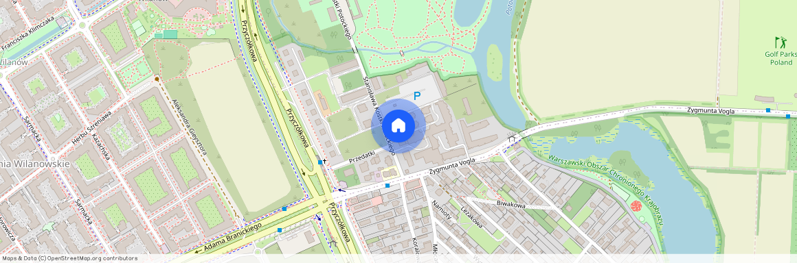 Warszawa, Wilanów, Stanisława, Kostki, Potockiego