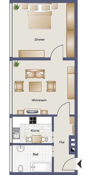 Wohnung zur Miete in Emsdetten Nah, näher, stadtzentral! - Foto 1