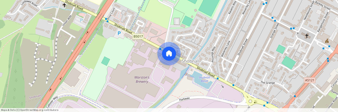 Shobnall Road, Staffordshire, Burton Upon Trent, DE14