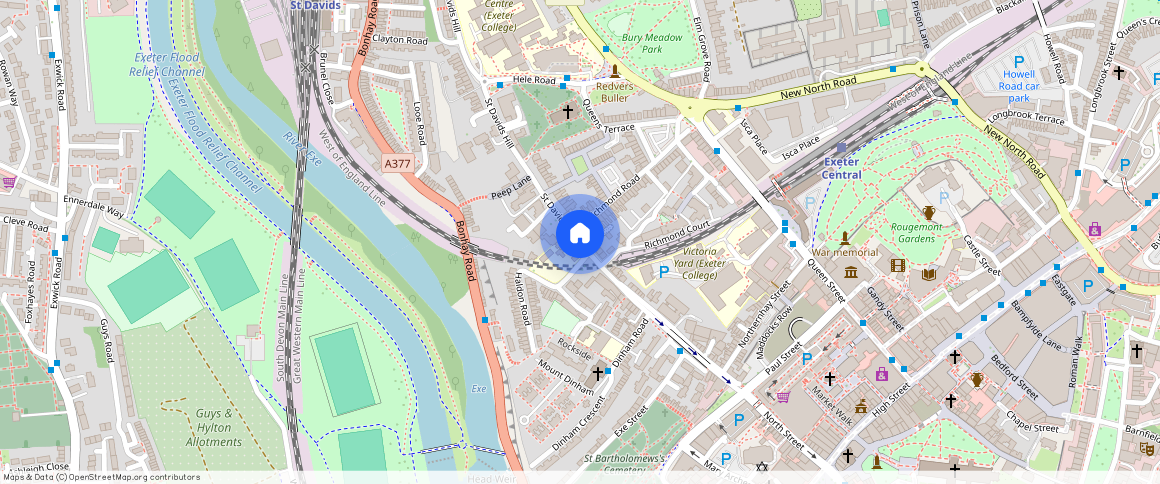 St Davids Hill, Exeter, EX4