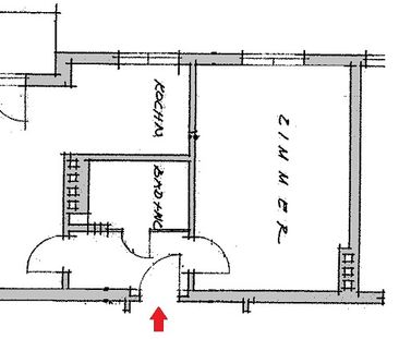 2-Zimmer-Wohnung im Erdgeschoss mit Balkon - Photo 1