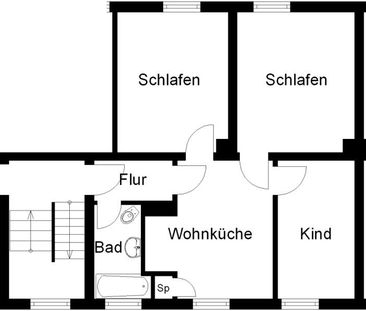 Etwas besonderes: interessante 3-Zimmer-Wohnung mit Terrasse - Foto 3