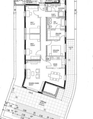 Helle 4-Zimmer-Wohnung mit großer Dachterrasse - Photo 1