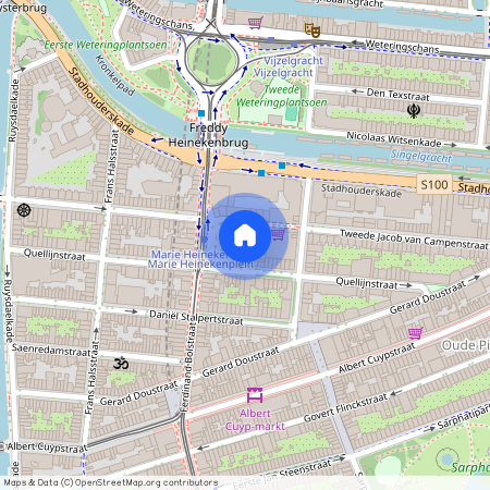 Oude Pijp, 1072 MN, Marie Heinekenplein, Amsterdam