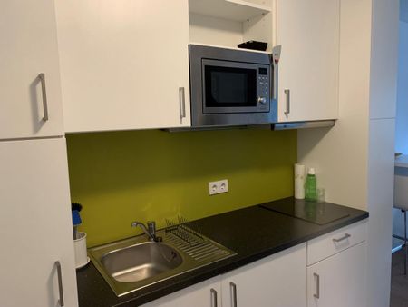 Modernes, schöne und smart möbliertes 1 Zimmer-Apartment in guter Lage zum Marburger Bahnhof, Neue Kasseler Str. 12 - Foto 2