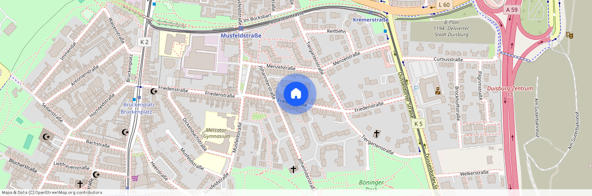 Friedenstraße 79, 47053 Duisburg - Duisburg-Mitte