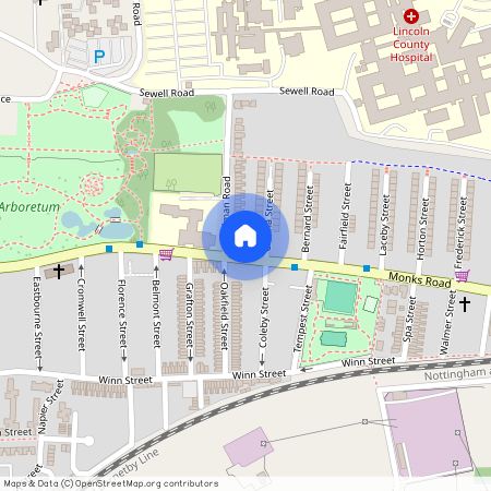 Monks Road Lincolnshire, Lincoln LN2