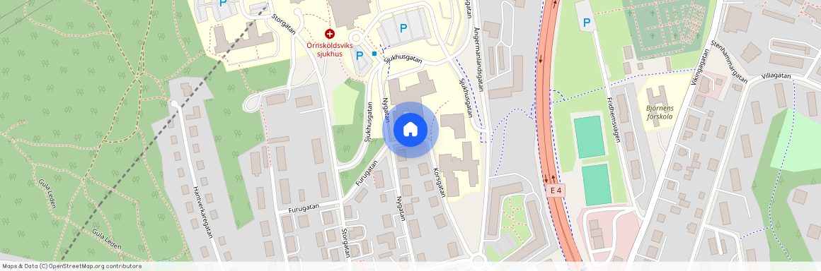 Valhalla, Örnsköldsvik, Västernorrland, Fridhemsvägen 4 B