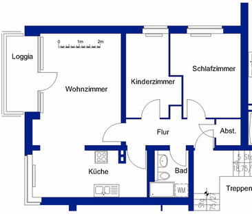 Moderne 3-Zimmer-Wohnung mit offener Küche - Foto 6