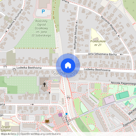 ul. Ludwika Beethovena, Suchanino, Gdańsk, pomorskie