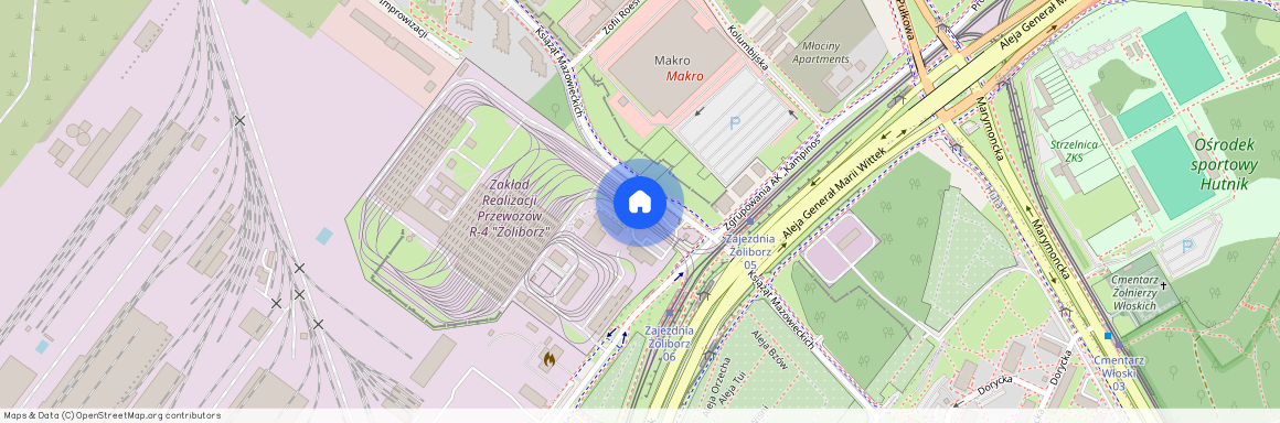 ul. Książąt Mazowieckich, Huta, Bielany, Warszawa, mazowieckie