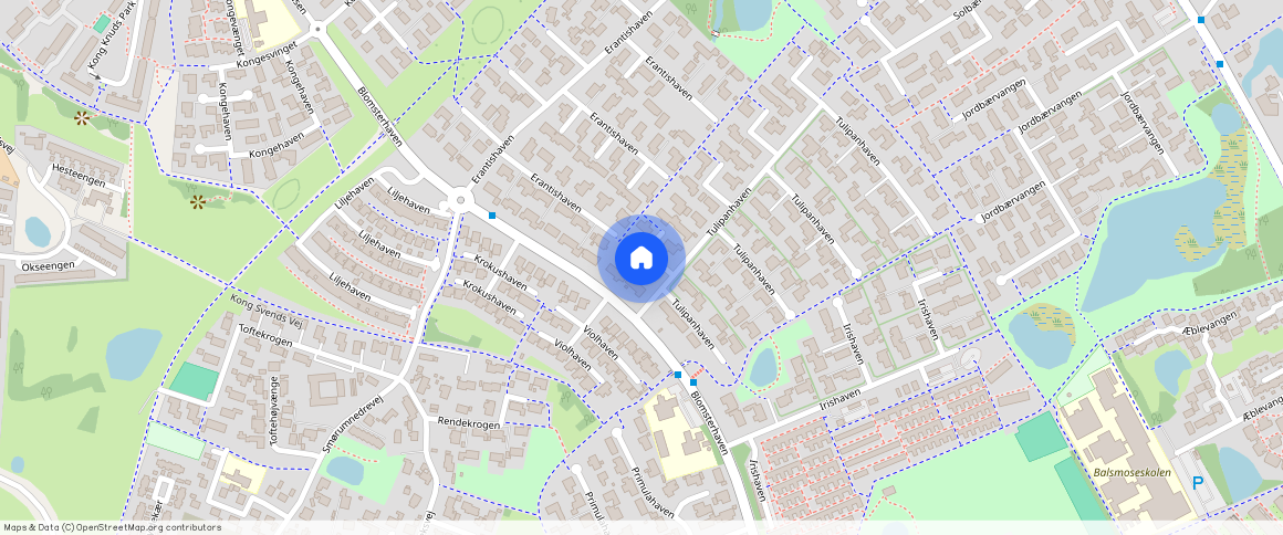 Tulipanhusene, Tulipanhaven 278, 1. sal th.