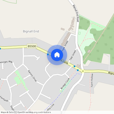 Ravens Lane, Bignall End, Stoke-on-Trent, Staffordshire, ST7