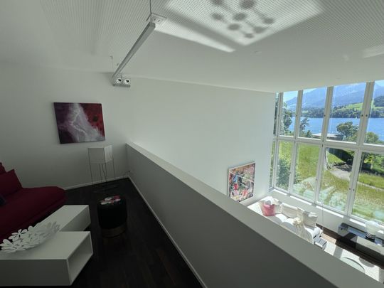 Extravagante 5-Zimmer-Haushälfte mit traumhaftem See- und Pilatusblick - Foto 1