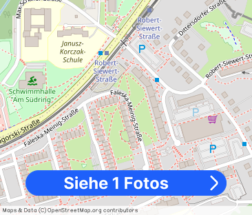 Attraktive 3-Raum-Wohnung mit Einbauküche in der Nähe vom Vita-Center - Foto 1
