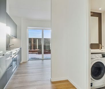 Dejlig 2-vær bolig med kæmpe terrasse (6,5 meter lang). Depotrum i ... - Foto 1