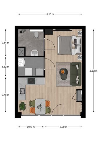 Te huur: Appartement Houttuinen 46 in Delft - Foto 5