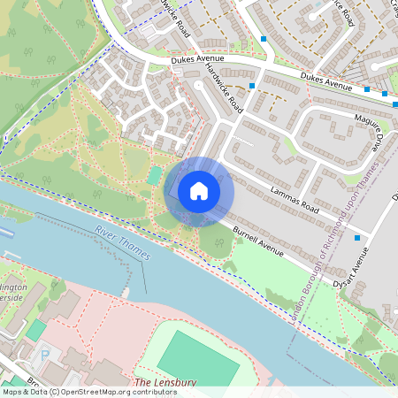 Burnell Avenue, Ham, Richmond, TW10