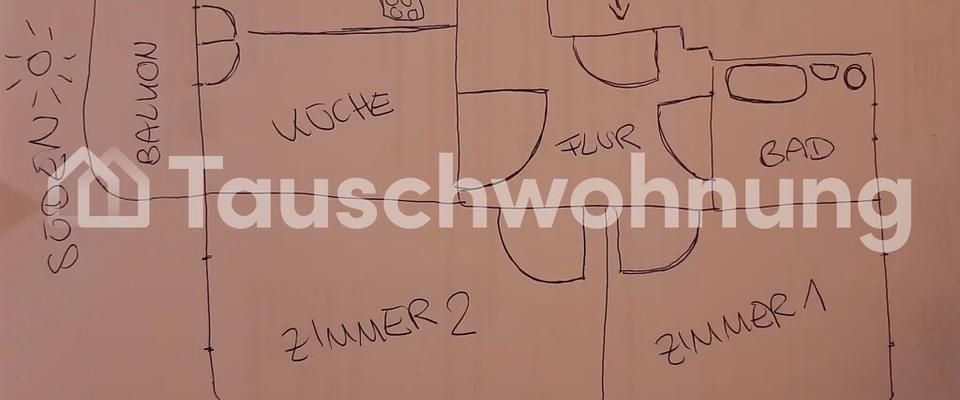 TAUSCHWOHNUNG Bieten 2Z u. Süd-Balkon, suchen ab 3Z (NUR LANDESEIGENE) - Photo 1