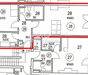 Ruhige 2-Zimmer-Wohnung mit Balkon in gepflegter Wohnanlage - Photo 1